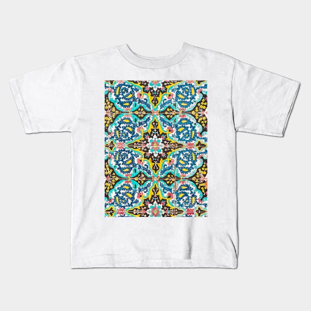 Colorful Pattern Kids T-Shirt by NewburyBoutique